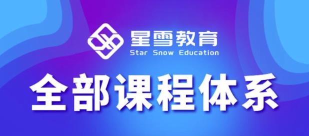 1655350262 星雪教育淘系高级班，更全的运营提升方案，零基础由浅入深，店铺最新玩法