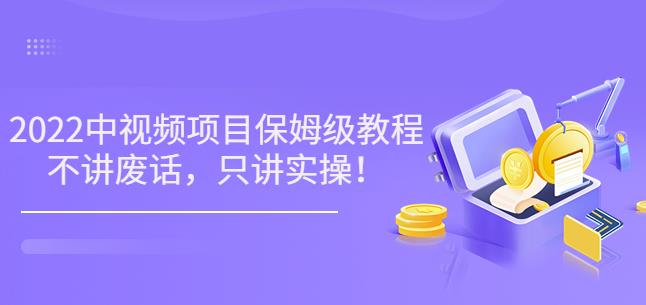 1659061505 小淘7月收费项目《2022玩赚中视频保姆级教程》不讲废话，只讲实操（10节课