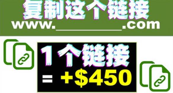 1661512953 复制链接赚美元，一个链接可赚450，利用链接点击即可赚钱的项目【视频教程】