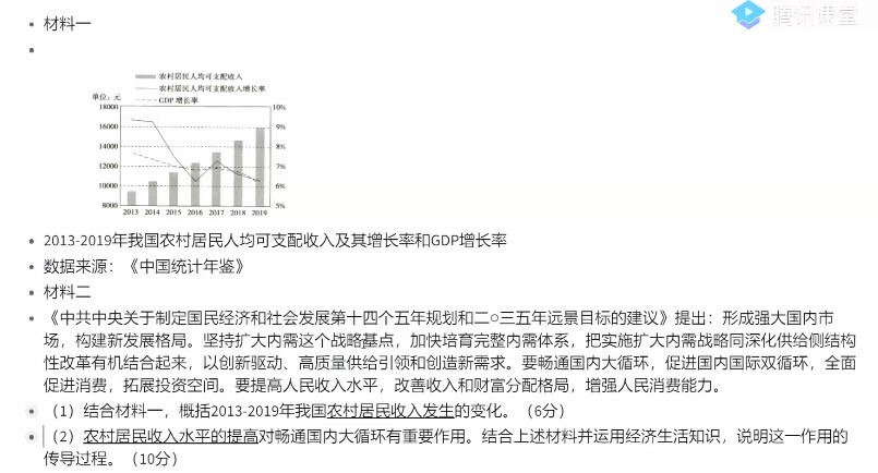 1650581301 刘勖雯 2022届高考政治三轮套卷批改班