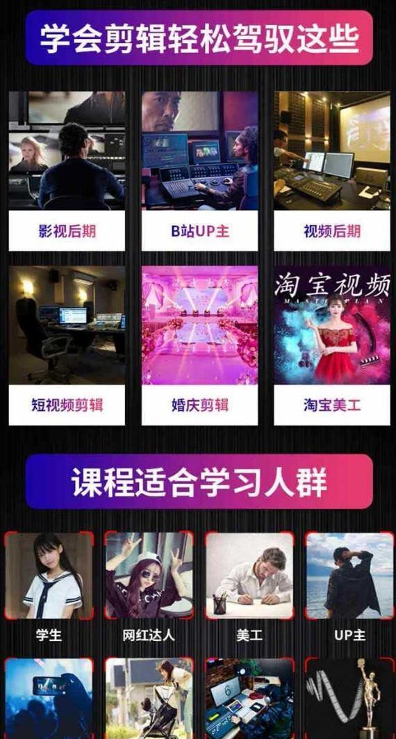 雄彪Pr2019视频剪辑师特训班课程