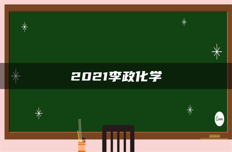 2021李政化学