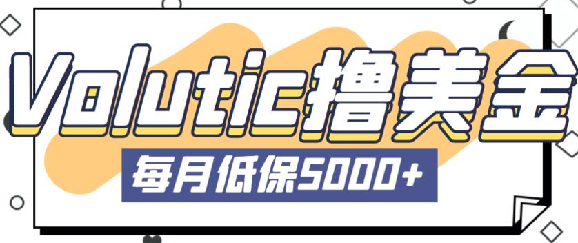 最新国外Volutic平台看邮箱赚美金项目，每月最少稳定低保5000+