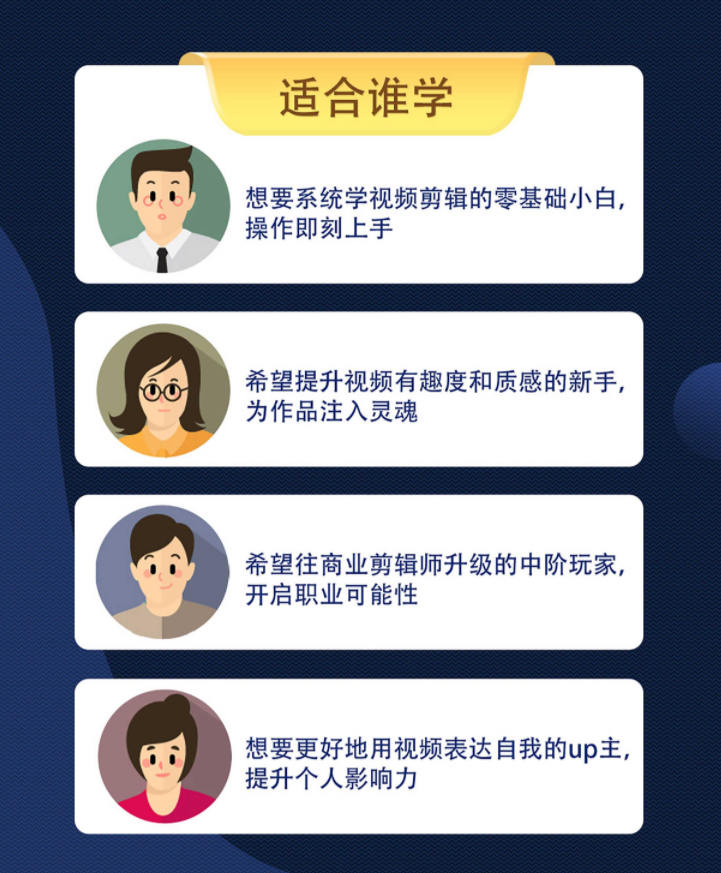【已完结】南门录像厅PR剪辑思维训练营2021附赠从小白到剪辑师2020【画质高清有部分课程素材】