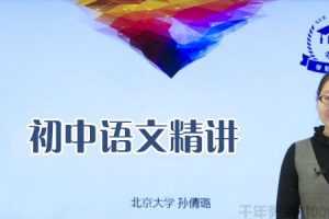 孙倩璐-学魁榜 初中语文重点知识精讲