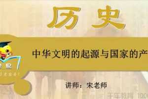 学科网微课堂 初中中国古代史专题课程
