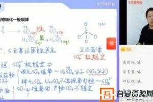 学而思-郑瑞 高一化学 2021寒假目标双一流  [视频]