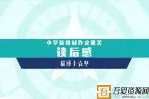 猫博士袁坚 小学新教材语文作文通关读后感  [视频]