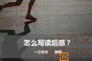 曾曦 一三作文系列：如何写读后感  [视频]