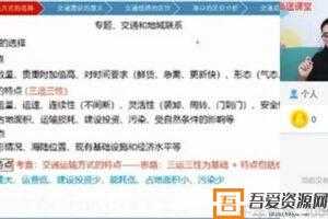 高途课堂-林潇 2021高考地理寒假班  [视频]