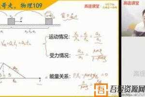 高途课堂-武文成 2021高考物理高三物理寒假班  [视频]