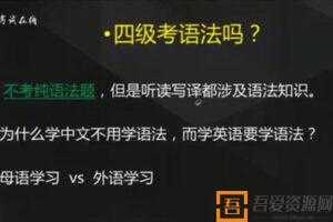 刘晓艳-2020年12月英语四级考试词汇语法