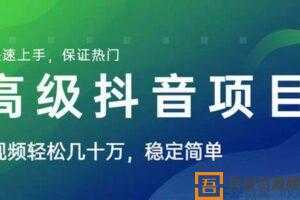 山城先生-抖音最新上热门高级玩法 每个号平均产出1万到4万  [视频]