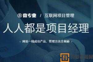 网易云课堂《人人都是项目经理》互联网项目管理实战  [视频]