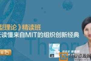 湛庐《徐莉俐·U型理论精读班》U的哲学基础和穿越界点  [视频]