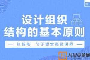 张智刚-勺子课堂 设计组织结构的基本原则  [视频]