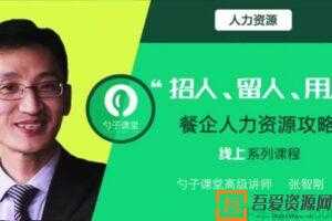 张智刚-勺子课堂 餐企基于运营特点的人力资源攻略  [视频]