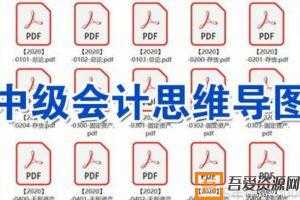 王二二-2020年中级会计思维导图 PDF打包  [视频]
