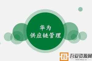 辛童-华为供应链管理课程【36讲】  [视频]