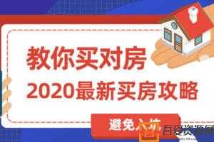 2020年最新买房攻略：教你买对房 避免入坑  [视频]