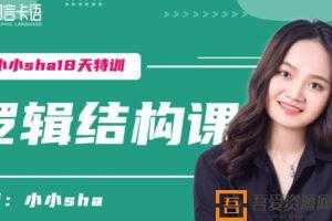 小小Sha-18天逻辑结构训练营 拥有深度思考表达能力  [视频]