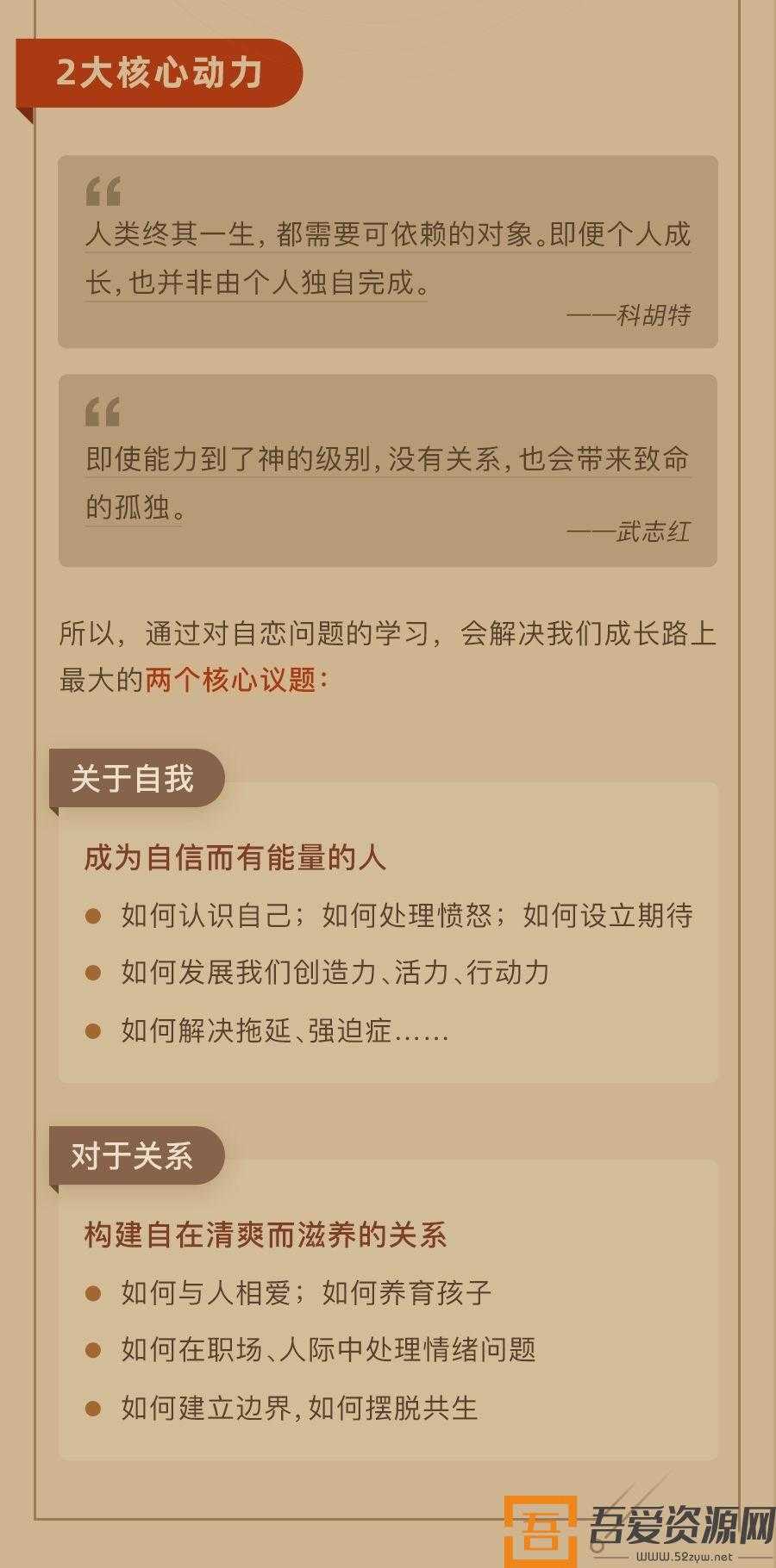 武志红·全能自恋80讲：从自恋到自信，唤醒活力自我（完结）(图5)