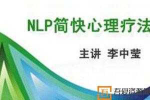 李中莹《NLP简快心理疗法》简快身心积极疗法(40集DVD)  [视频]
