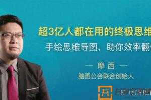 摩西-超3亿人都在用的终极思维工具 手绘思维导图  [视频]