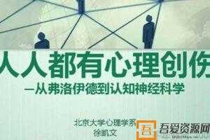 徐凯文《人人都有心理创伤》从弗洛伊德到认知神经科学  [视频]