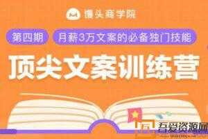馒头商学院-乐剑峰《顶尖文案训练营》高薪文案必备技能  [视频]