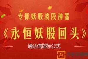专抓妖股波段神器《永恒妖股回头》通达信指标公式  [视频]