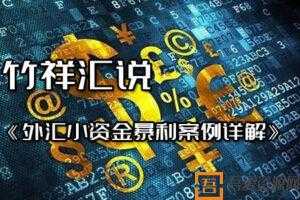 竹祥汇说《外汇小资金暴利案例详解》  [视频]