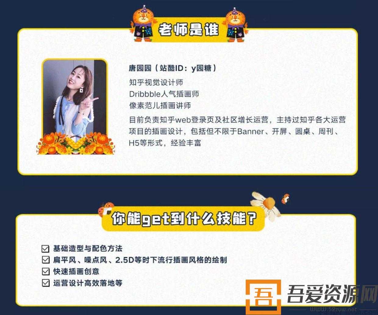 y园糖唐园园运营插画速成教程【画质高清有素材】(图2) y园糖唐园园运营插画速成教程【画质高清有素材】(图2)