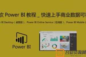 微软Power BI教程_商业数据可视化  [视频]