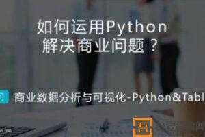 职问 Python&Tableau 商业数据分析与可视化实战课  [视频]