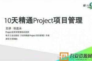 网易云课堂-张连永《10天精通Project项目管理》2.0版  [视频]