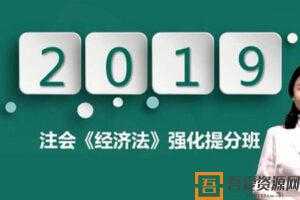 王妍荔-2019年注册会计师考试中华会计强化提分40讲  [视频]