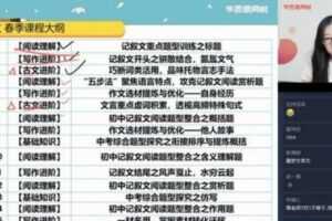 学而思-杨林 2021春季初一阅读写作班