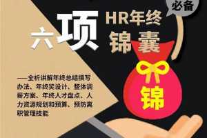 白睿-HR必备：HR年终六项锦囊（附送10个妙计）（全）