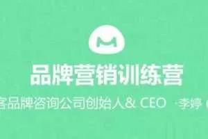 李婷Kris《品牌营销训练营》