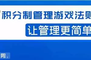 宅男·积分制企业管理法则，让你从0到1，从1到N+，玩转积分制管理