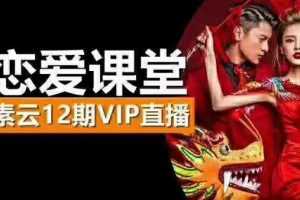 素云恋爱课堂12期VIP直播课