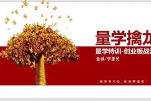 量学大讲堂金城李亚民量学擒龙第20期