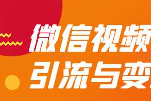 贺友会微信视频号引流与变现全方位玩法：多种盈利模式月入过万