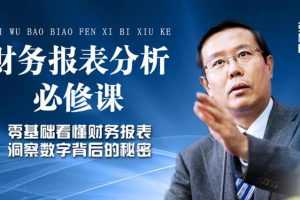 张新民：老板和高管必修的财务报表分析课