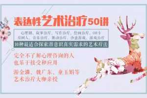 表达性艺术治疗50讲音频课程游金潾魏广东童玉娟张涵诗等