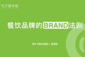 袁泽陆-爆红互联网的BRAND品牌打造法则
