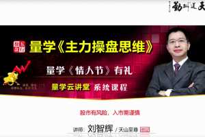 量学云讲堂刘智辉-量学主力操盘思维系统课程《情人节》礼