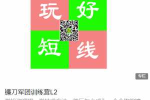 2021神棍镰刀哥 短线镰刀手训练营 镰刀军团训练营L2
