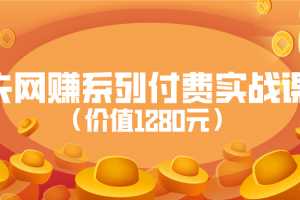 蛮夫网赚系列付费实战课程（价值1280元）